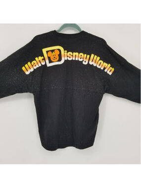 Disney Candy Corn Spirit Jersey XS Glitter Halloween WDW Pumpkin Mickey